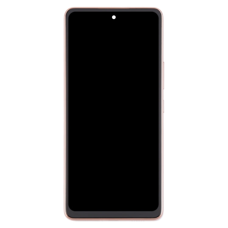 For Samsung Galaxy A53 5G SM-A536 6.48 inch OLED LCD Screen Digitizer Full Assembly with Frame  - Gold