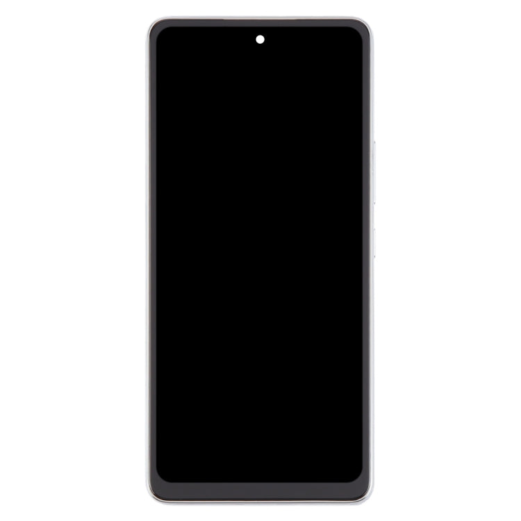 For Samsung Galaxy A53 5G SM-A536 6.48 inch OLED LCD Screen Digitizer Full Assembly with Frame  - White