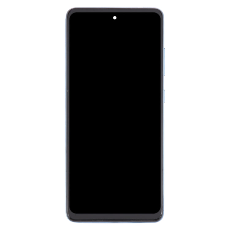 For Samsung Galaxy A52 4G SM-A525 6.43 inch OLED LCD Screen Digitizer Full Assembly with Frame  - Blue