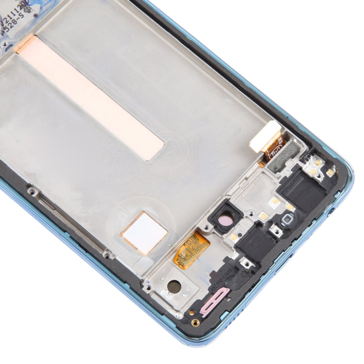 For Samsung Galaxy A52 4G SM-A525 6.43 inch OLED LCD Screen Digitizer Full Assembly with Frame  - Blue