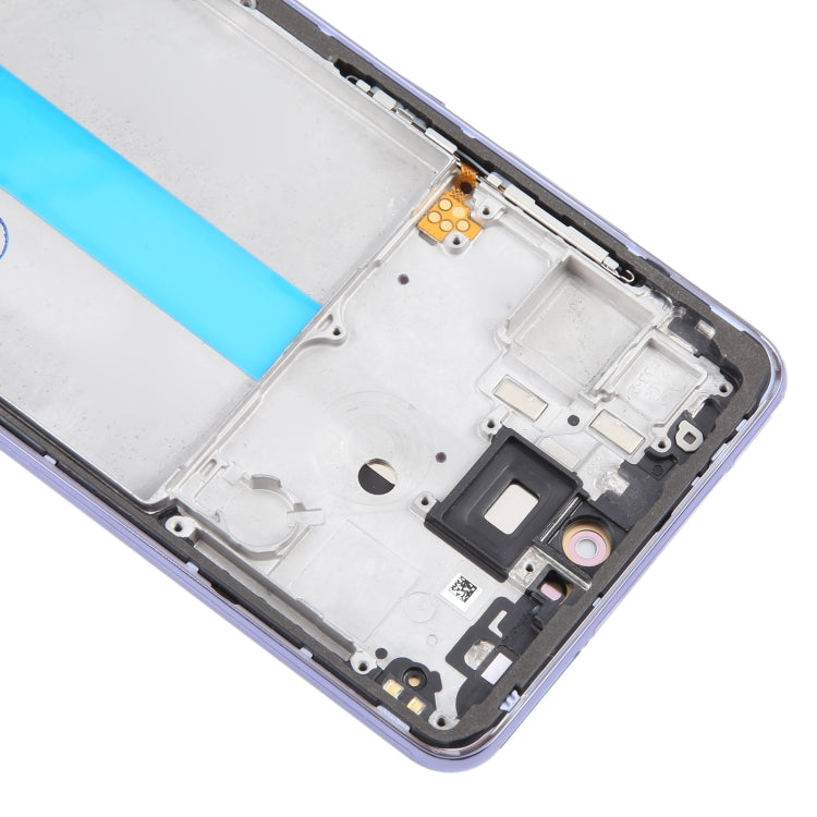 For Samsung Galaxy A52 4G SM-A525 6.43 inch OLED LCD Screen Digitizer Full Assembly with Frame  - Purple