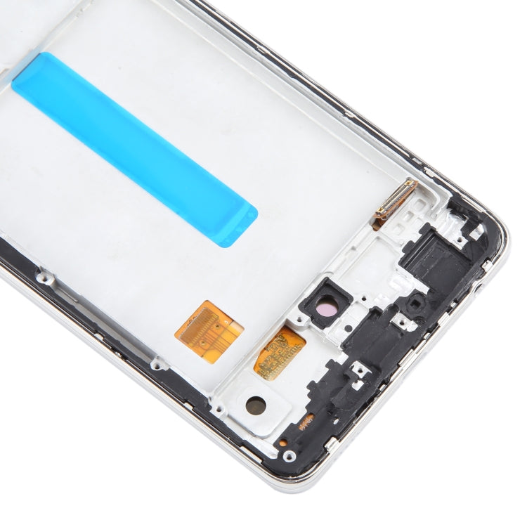 For Samsung Galaxy A52 4G SM-A525 6.43 inch OLED LCD Screen Digitizer Full Assembly with Frame  - White