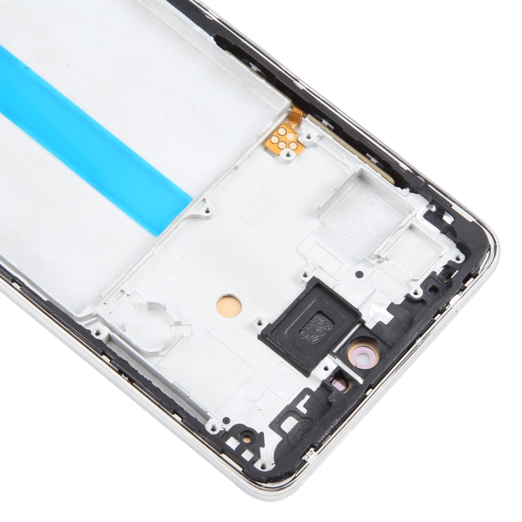 For Samsung Galaxy A52 4G SM-A525 6.43 inch OLED LCD Screen Digitizer Full Assembly with Frame  - White