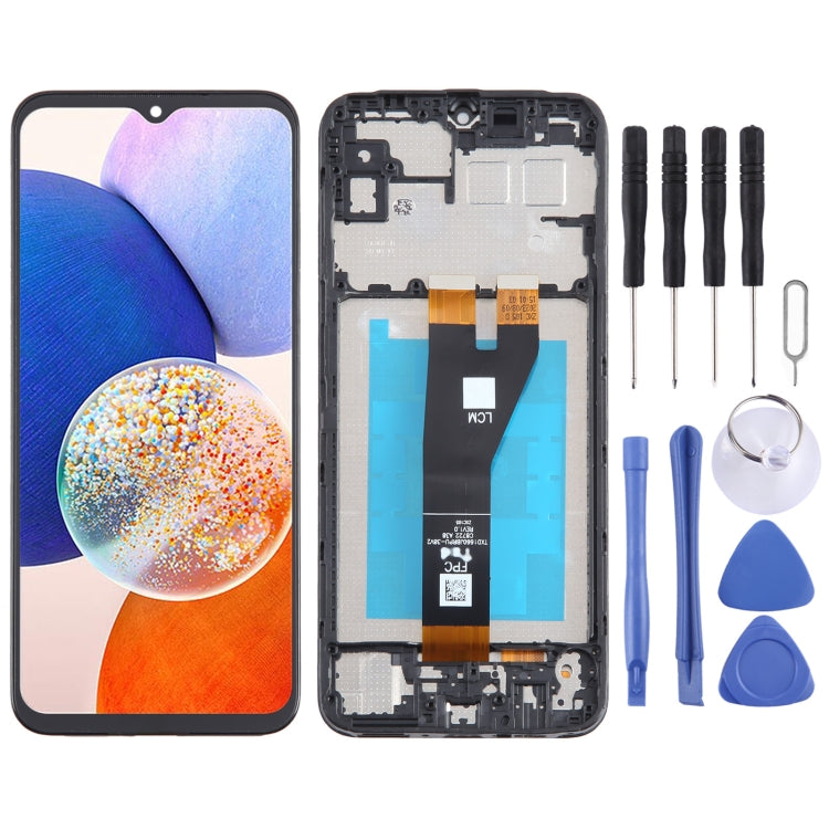 PLS Original  LCD Screen for Samsung Galaxy A14 5G SM-A146B Digitizer Full Assembly with Frame