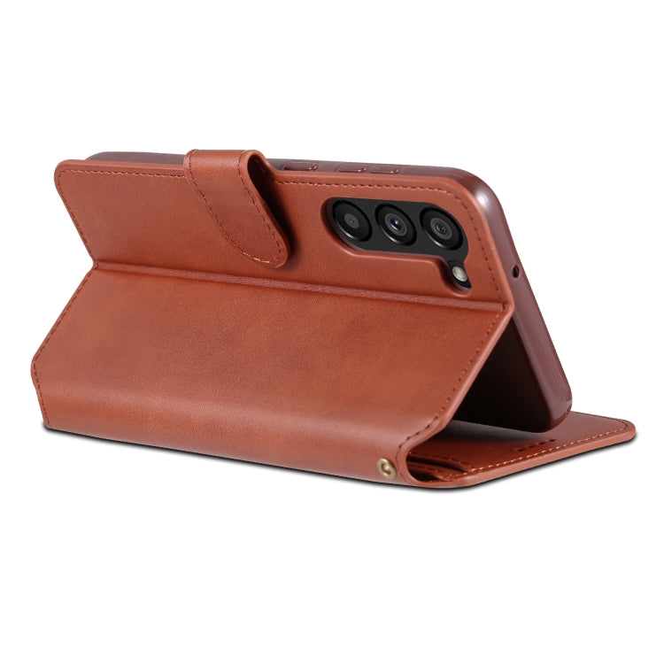 For Samsung Galaxy S23 5G AZNS Calf Texture Horizontal Flip Leather Phone Case
