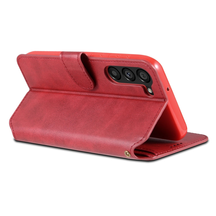 For Samsung Galaxy S23 5G AZNS Calf Texture Horizontal Flip Leather Phone Case