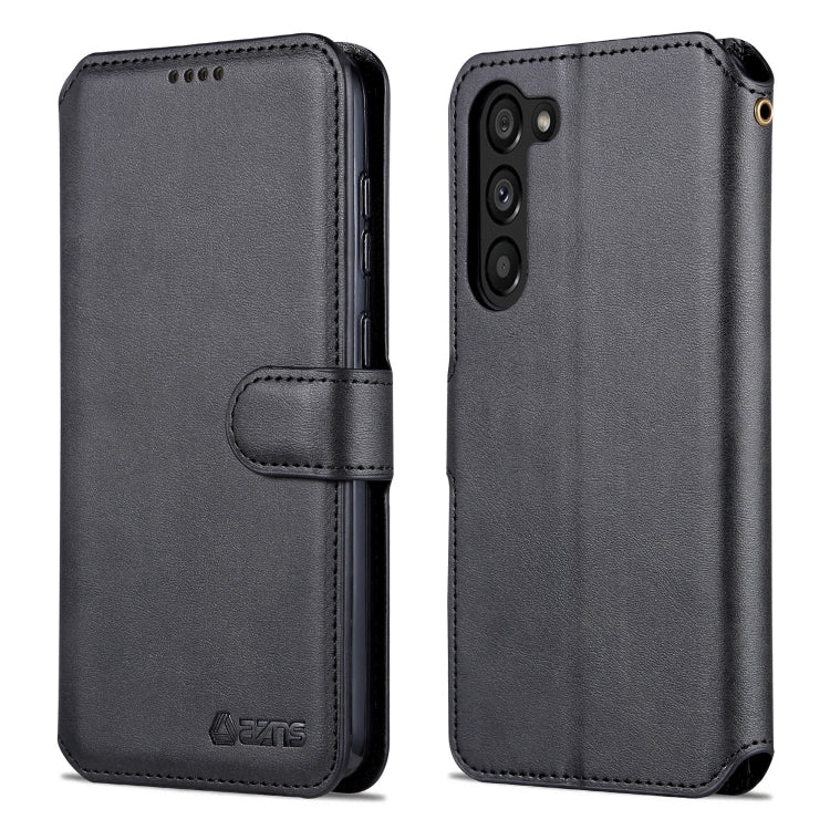 For Samsung Galaxy S23 5G AZNS Calf Texture Horizontal Flip Leather Phone Case