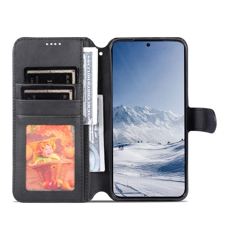 For Samsung Galaxy S23 5G AZNS Calf Texture Horizontal Flip Leather Phone Case