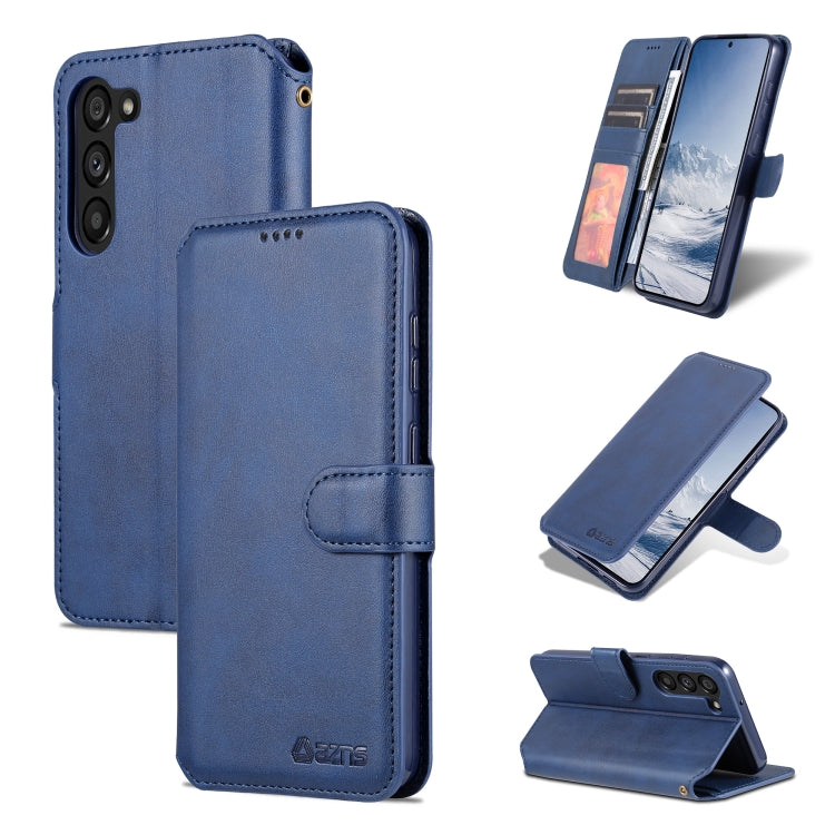 For Samsung Galaxy S23 5G AZNS Calf Texture Horizontal Flip Leather Phone Case