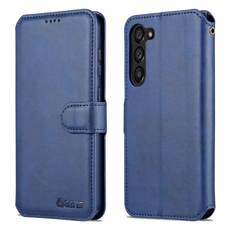 For Samsung Galaxy S23 5G AZNS Calf Texture Horizontal Flip Leather Phone Case