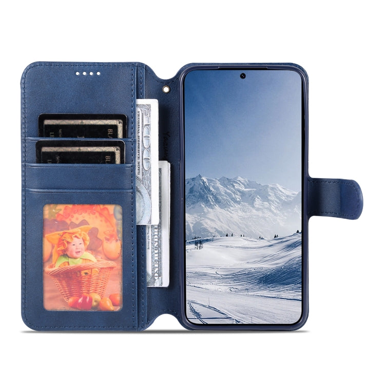 For Samsung Galaxy S23 5G AZNS Calf Texture Horizontal Flip Leather Phone Case