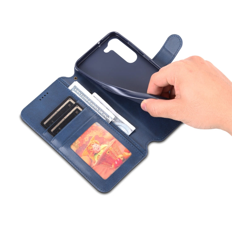 For Samsung Galaxy S23 5G AZNS Calf Texture Horizontal Flip Leather Phone Case