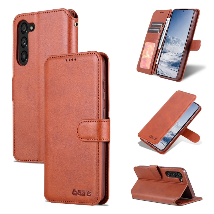 For Samsung Galaxy S23+ 5G AZNS Calf Texture Horizontal Flip Leather Phone Case