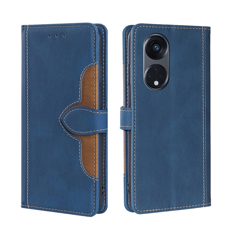 For OPPO Reno8 T 5G/A1 Pro 5G Skin Feel Magnetic Buckle Leather Phone Case