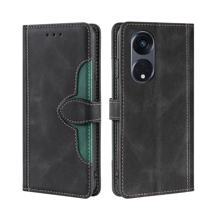 For OPPO Reno8 T 5G/A1 Pro 5G Skin Feel Magnetic Buckle Leather Phone Case