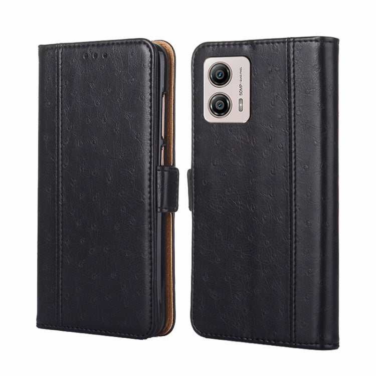 For Motorola Moto G53 5G/G13 4G/G23 4G Ostrich Texture Flip Leather Phone Case
