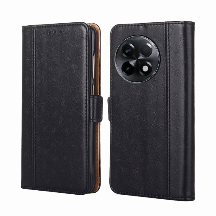 For OnePlus Ace 2/11R Ostrich Texture Flip Leather Phone Case