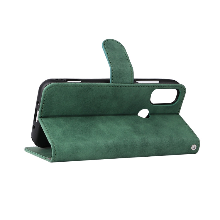 For Kyocera Android One S10 Skin Feel Magnetic Flip Leather Phone Case