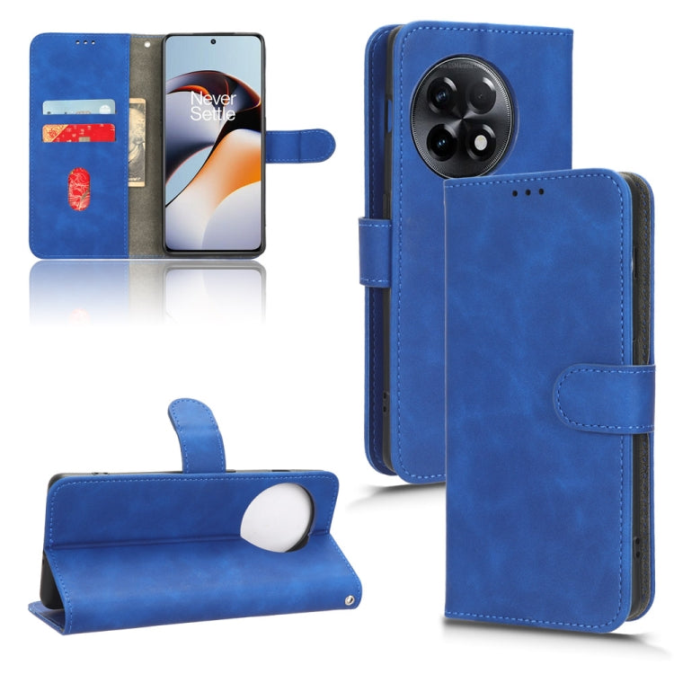 For OnePlus 11R 5G / Ace 2 5G Skin Feel Magnetic Flip Leather Phone Case