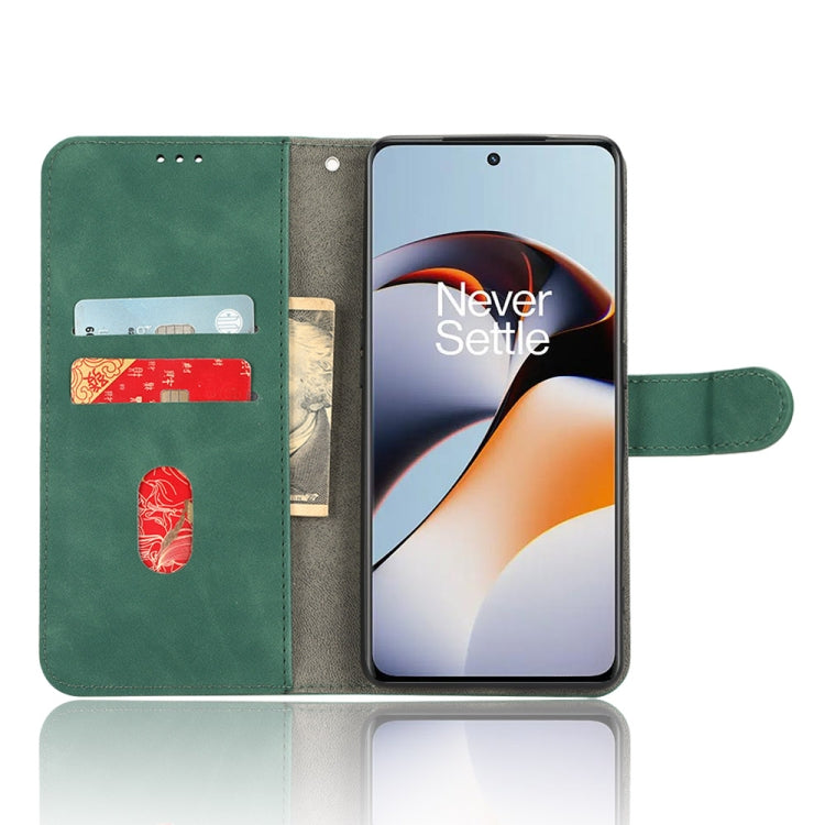 For OnePlus 11R 5G / Ace 2 5G Skin Feel Magnetic Flip Leather Phone Case