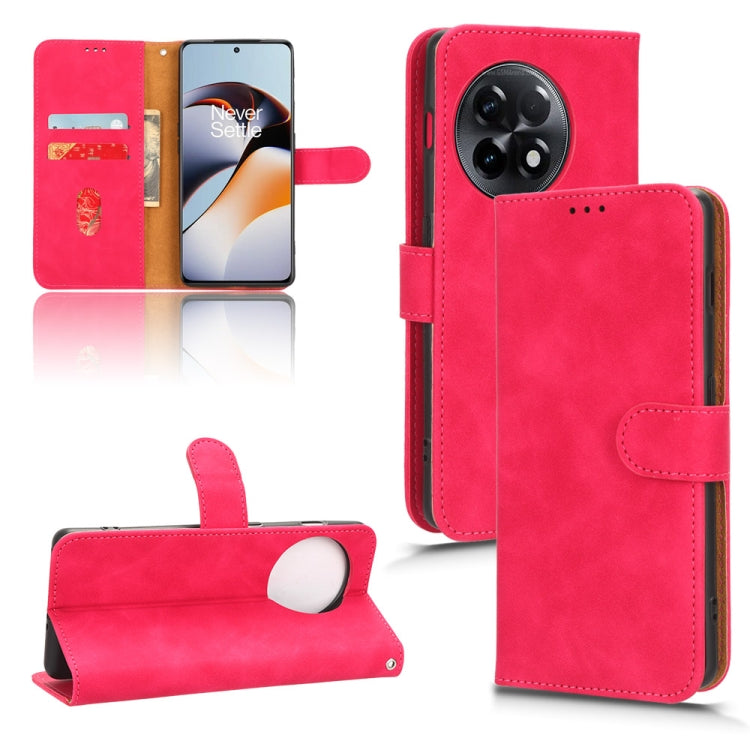 For OnePlus 11R 5G / Ace 2 5G Skin Feel Magnetic Flip Leather Phone Case