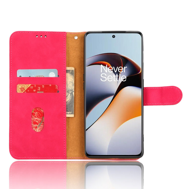 For OnePlus 11R 5G / Ace 2 5G Skin Feel Magnetic Flip Leather Phone Case