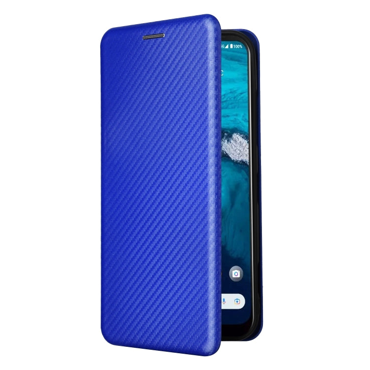 For Kyocera Android One S10 Carbon Fiber Texture Flip Leather Phone Case