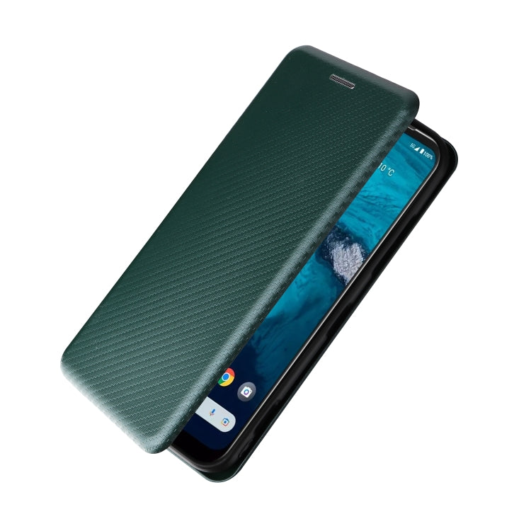 For Kyocera Android One S10 Carbon Fiber Texture Flip Leather Phone Case
