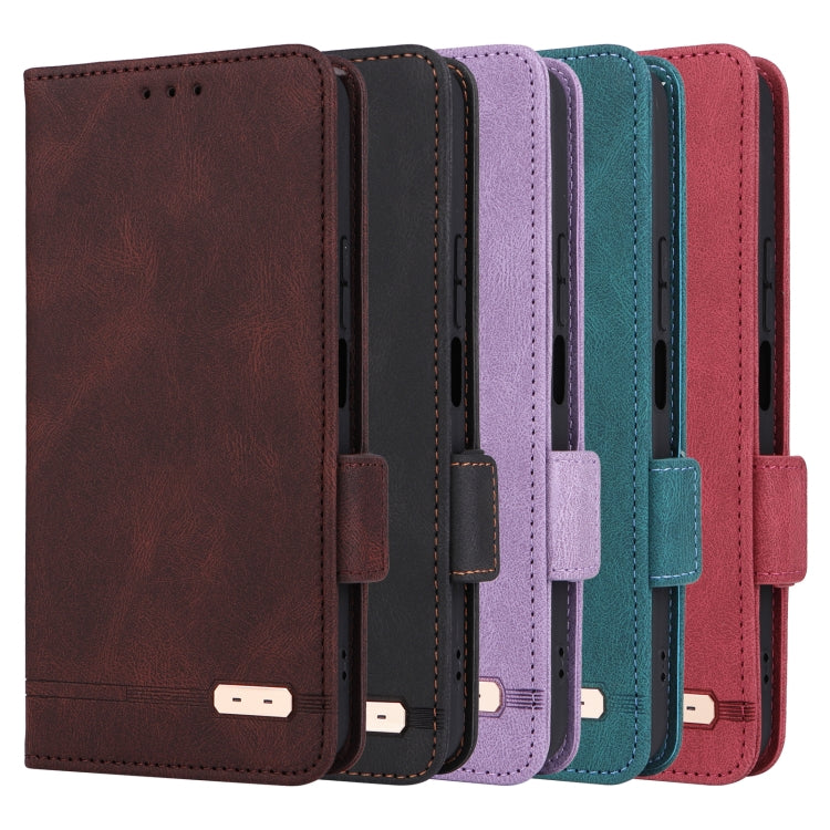 For Motorola Moto E13 4G Magnetic Clasp Flip Leather Phone Case