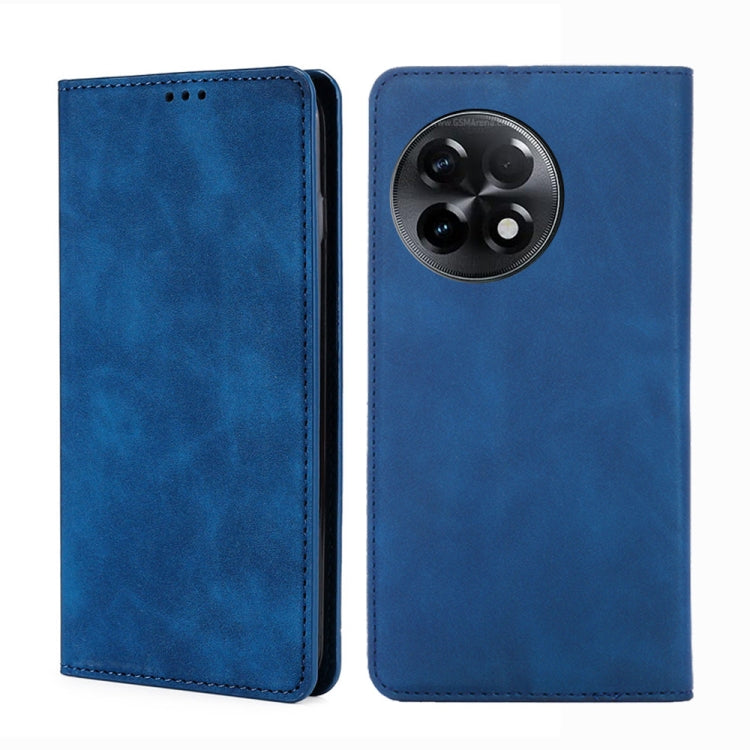 For OnePlus Ace 2/11R Skin Feel Magnetic Horizontal Flip Leather Phone Case