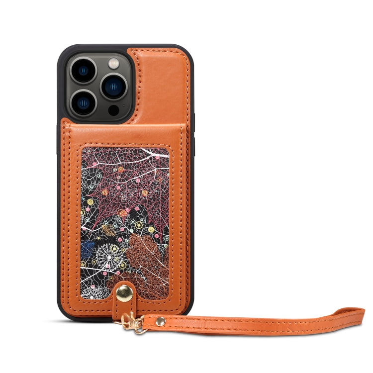 For iPhone 14 Pro Max ESEBLE Star Series Lanyard Holder Card Slot Phone Case