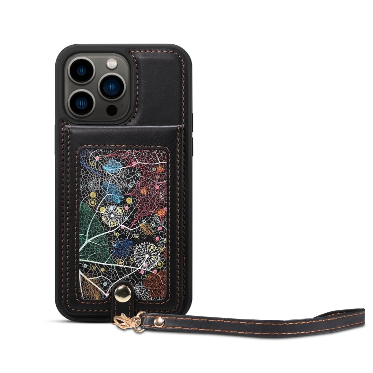 For iPhone 14 Pro Max ESEBLE Star Series Lanyard Holder Card Slot Phone Case