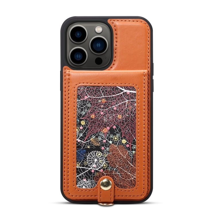 For iPhone 13 Pro Max ESEBLE Star Series Lanyard Holder Card Slot Phone Case