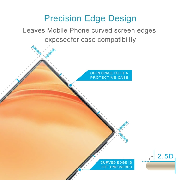 For ZTE nubia Z50 Ultra 50pcs 0.26mm 9H 2.5D Tempered Glass Film