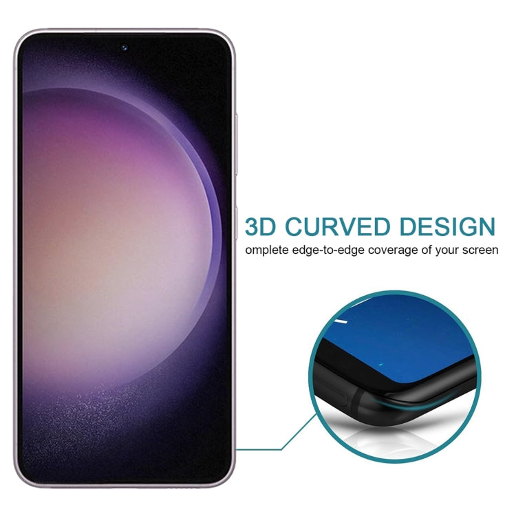 For Samsung Galaxy S23 5G 25pcs Full Cover Anti-peeping Tempered Glass Film Support Unlocking