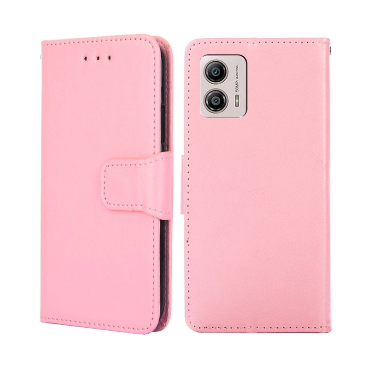 For Motorola Moto G53 5G/G13 4G/G23 4G Crystal Texture Leather Phone Case