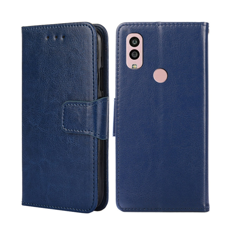 For Kyocera Android One S10 Crystal Texture Leather Phone Case