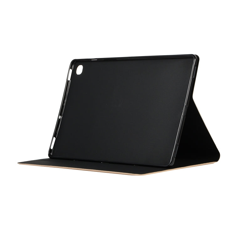 For Galaxy Tab S6 Lite P610 Voltage Elastic Texture Horizontal Flip Leather Case with Holder