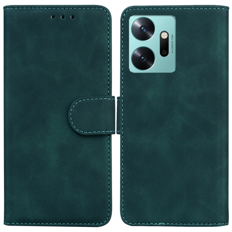 For Infinix Zero 20 / X6821 Skin Feel Pure Color Flip Leather Phone Case