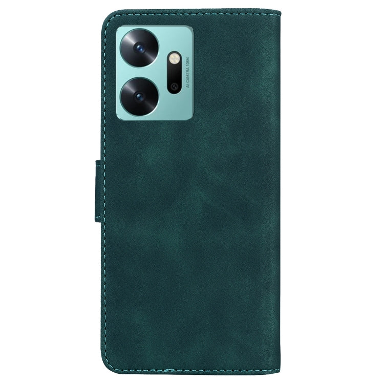 For Infinix Zero 20 / X6821 Skin Feel Pure Color Flip Leather Phone Case