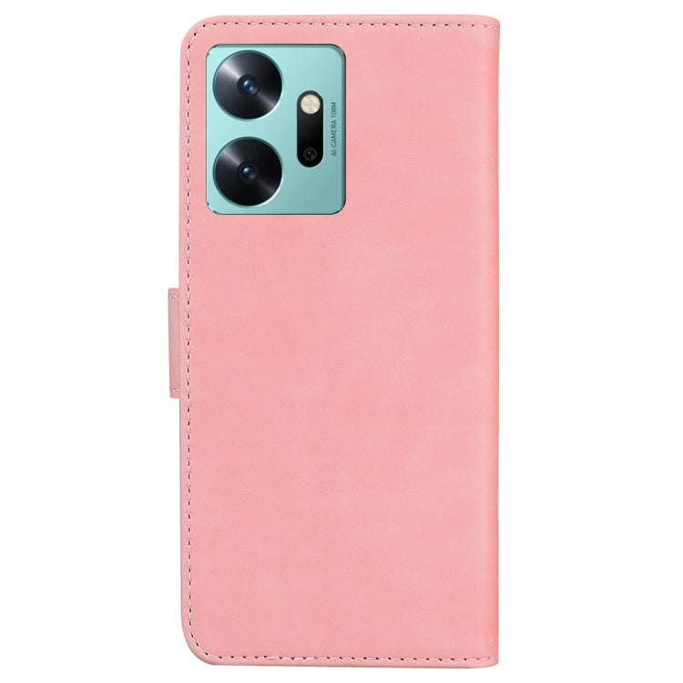 For Infinix Zero 20 / X6821 Skin Feel Pure Color Flip Leather Phone Case