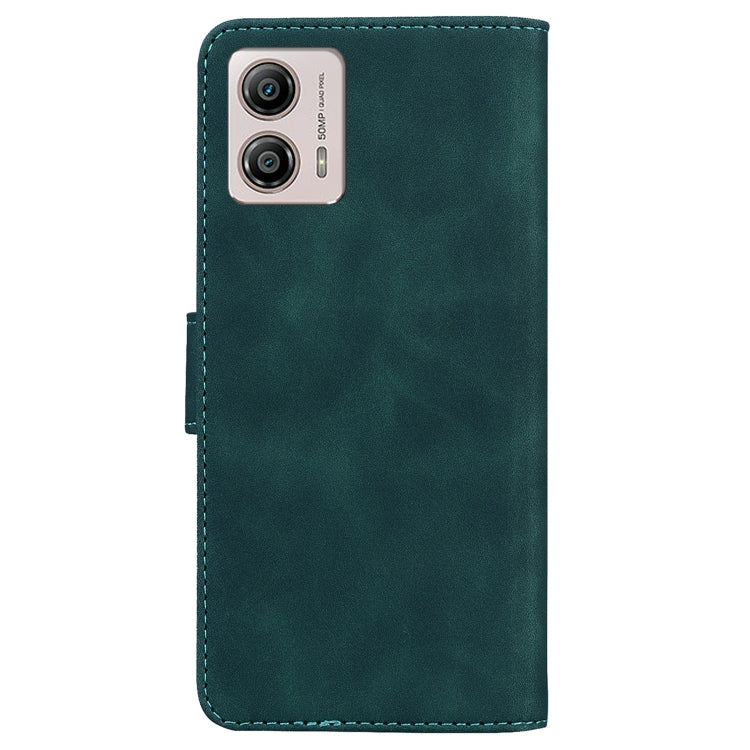 For Motorola Moto G13 / G23 / G53 Skin Feel Pure Color Flip Leather Phone Case