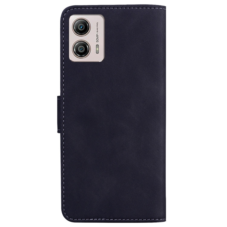 For Motorola Moto G13 / G23 / G53 Skin Feel Pure Color Flip Leather Phone Case