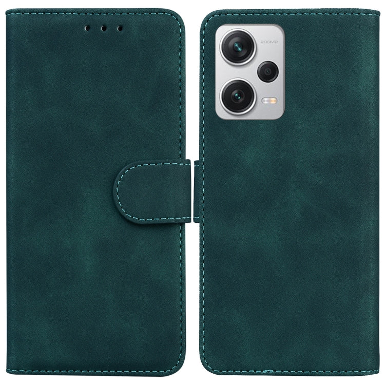 For Xiaomi Redmi Note 12 Pro+ Skin Feel Pure Color Flip Leather Phone Case