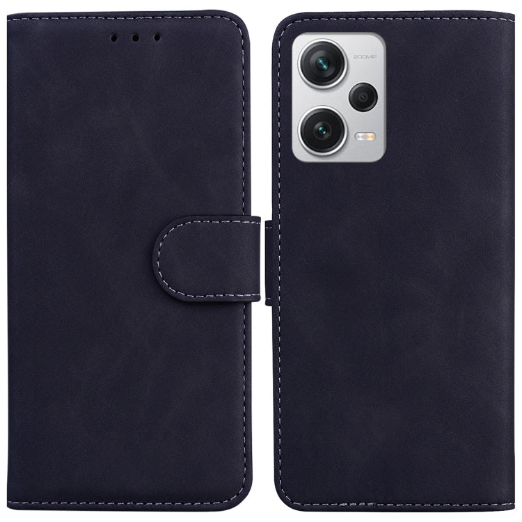 For Xiaomi Redmi Note 12 Pro+ Skin Feel Pure Color Flip Leather Phone Case