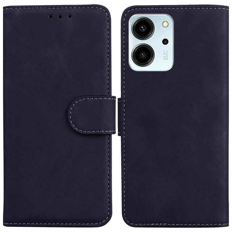 For Honor 80 SE Skin Feel Pure Color Flip Leather Phone Case