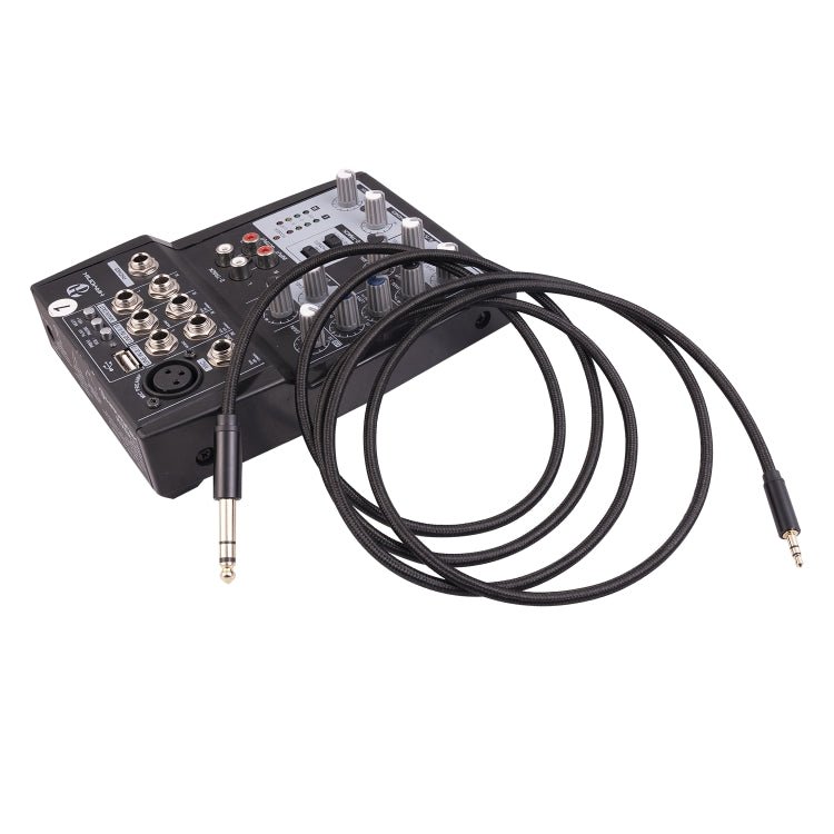 3662BK 3.5mm Male to 6.35mm Male Stereo Audio Cable, Length:3m