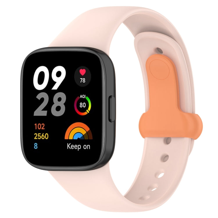 For Redmi Watch 3 Nail Button Silicone Watch Band
