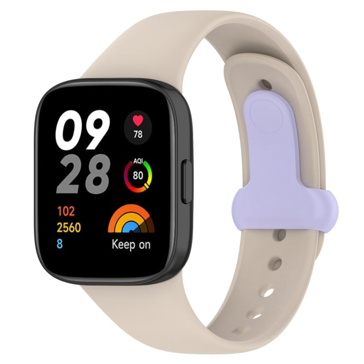 For Redmi Watch 3 Nail Button Silicone Watch Band