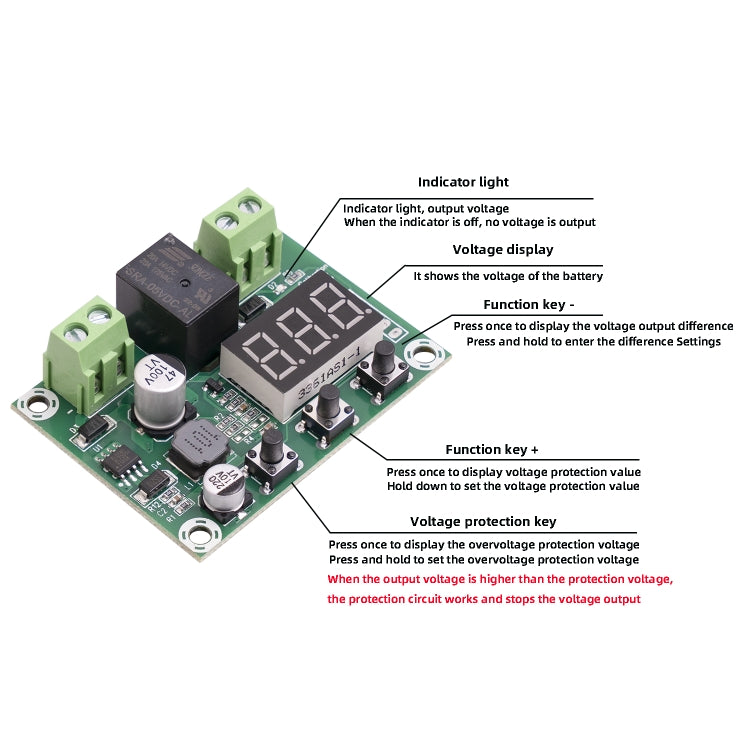 JH-M609 Battery DC Voltage Protection Module DC6-80V